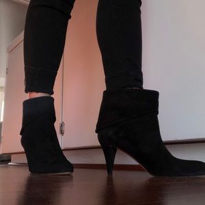 Designer pointed Bally Booties